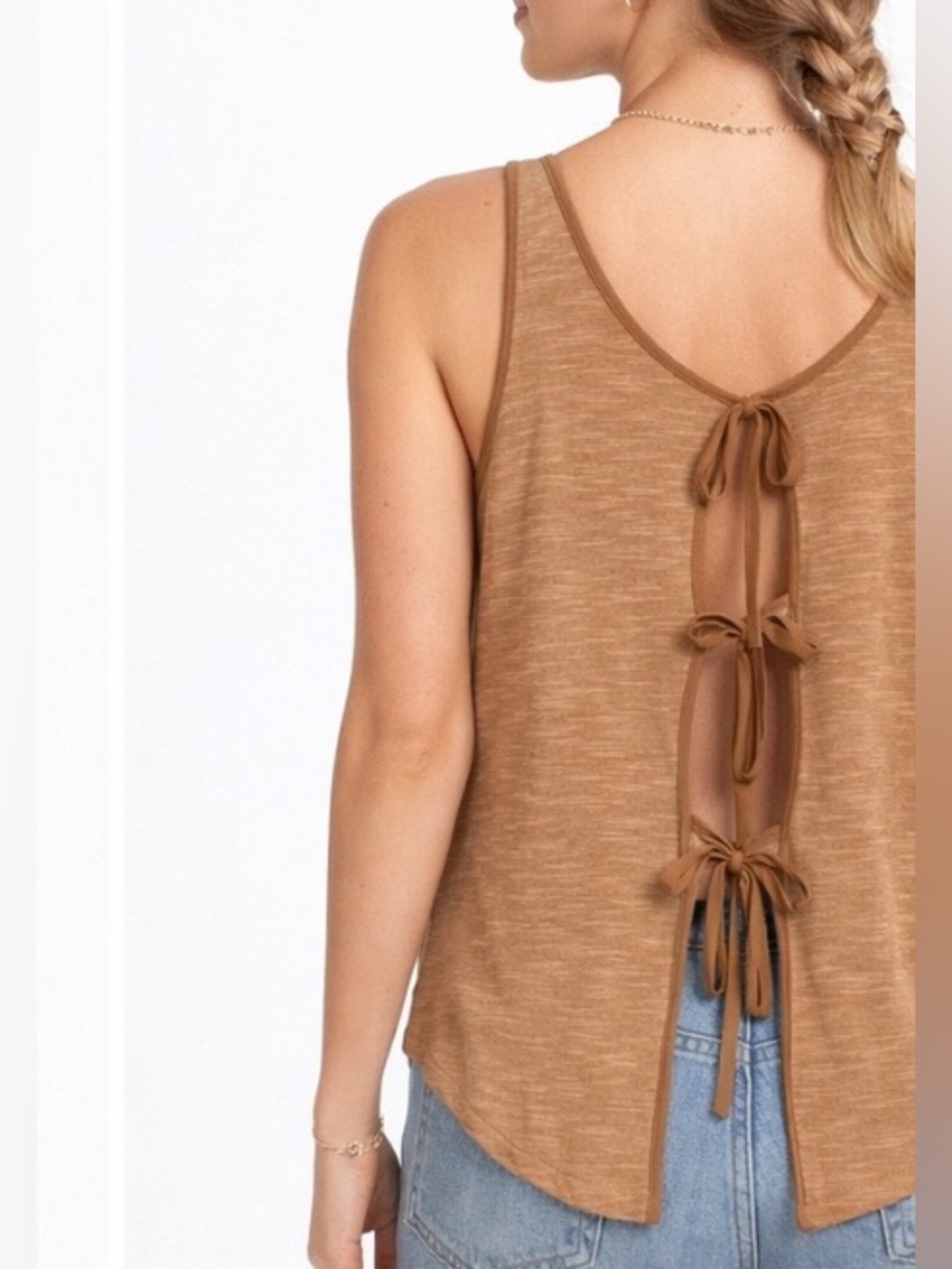 Club Monaco Sheer Lightweight Tank Top Sexy Bohemian Feminine Tie Bow Blouse XS